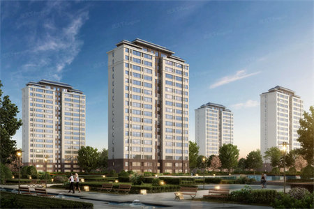 时代华庭华联国际3室2厅1卫90万120m2毛坯房出售